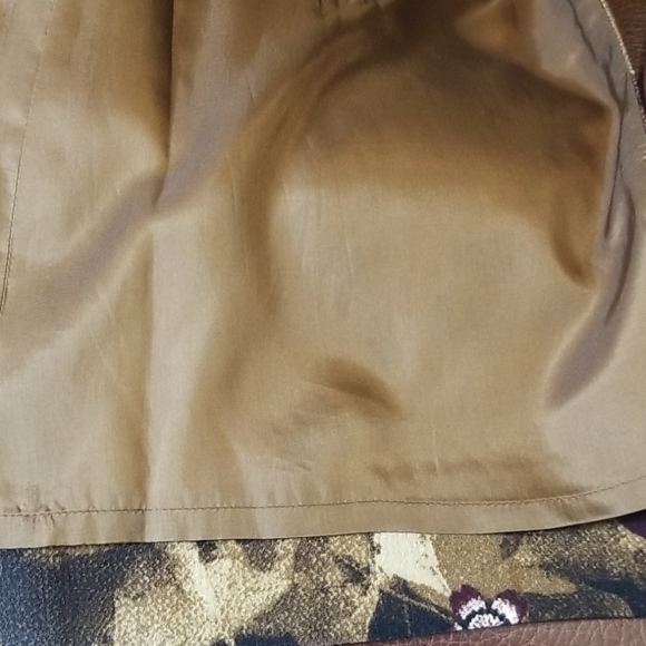 Moschino Leaf Pattern Wool Wrap Skirt - Picture 13 of 13